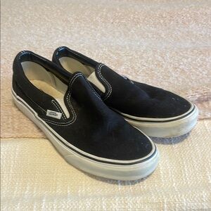 Vans Black Slip ons